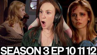 BUFFY the VAMPIRE SLAYER * first time watching * S3 Ep10 11 12 * Amends * Gingerbread * Helpless