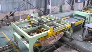 Automatic Full Set of Cut To Length Line ECL-2.5X1250 For CR, HR, GI, PP, SS Steel, Aluminum Coil