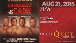 Conquest of the Cage AUG 21, 2015 (FULL EVENT)