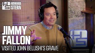 Jimmy Fallon Visited John Belushi’s Grave