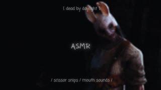 ASMR ️ fast mouth sounds + scissor sounds ️ dodging huntress hatchets