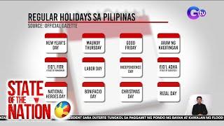 Paglilimita sa mga holiday, napagkasunduan sa Senado, ayon kay Senate President Chiz Escudero | SONA