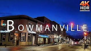 Bowmanville Ontario - Canada Blue Hour Winter Walk 4K HDR| January 2025