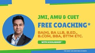 Free Coaching and Scholarship for JMI And AMU 2025