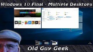 Windows 10 - Multiple Desktops in Task View