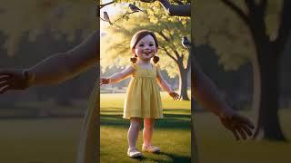 Lovely Morning Song for Kids | Cheerful Wake Up Music with Mum & Dad  #Shorts