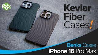 BENKS Kevlar Fiber Cases for iPhone 16 Pro Max!