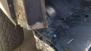 79 C10 kick panel replacement, Daryl