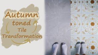 DIY: Kitchen Tile - Venetian Style Stencil