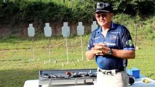 S&W 629 .44 Magnum 6 shots in 1 SECOND with Jerry Miculek!