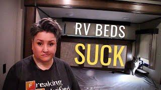 R.I.P. OLD RV MATTRESS -- I Got A NEW WILDERNESS RV Mattress for My Fifth Wheel! BUT How DO I Get...