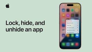 How to lock, hide, and unhide an app on iPhone or iPad | Apple Support