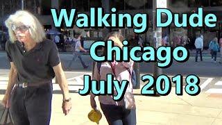 Chicago urban legend  Walking Dude  spotted in Chicago's Loop 7/25/2018 - Walking Man