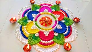 Beautiful New Diwali Rangoli Designs Tricks For Diwali | इस दिवाली पर बनाये/Latest Rangoli Designs -