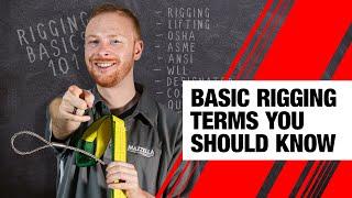 Basic Rigging Terms You Should Know