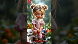 Cat friend mouse home was destroyed by lightning #shorts #cats #catlovers #Cute #trend #cartoon #cat