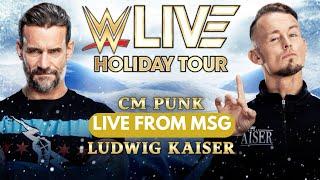 CM PUNK VS LUDWIG KAISER LIVE FROM MSG - WWE HOLIDAY TOUR #wwe #prowres