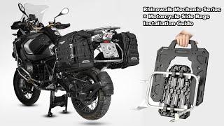 Rhinowalk Mechanic Series × Motorcycle Side Bags Installation Guide-MJX2004BK