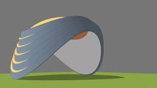 Conceptual Pavilion modelling in Sketchup