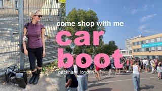 come car boot shopping with me