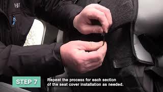 How to Install Seat Covers using Hook & Loop Straps  | FH Group®