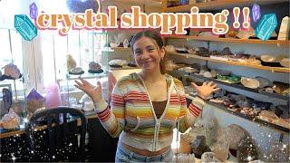 come with me to a crystal shop!! *HAUL*