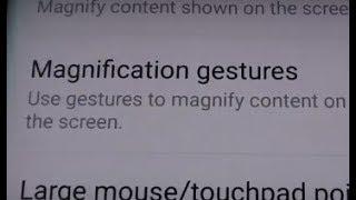 Samsung Galaxy S8: How to Use Magnification Gestures Zoom With One Finger