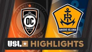 9.14.2024 | Orange County SC vs. Rhode Island FC - Game Highlights