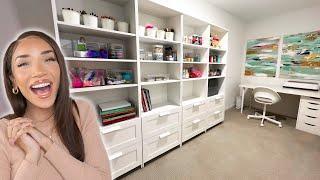 My *NEW* Craft Room! Organizing ALL of My Art & DIY Supplies