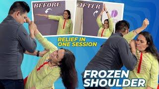 FINALLY!  6-Year Frozen Shoulder in One Remarkable Chiropractic Session by Dr. Ravi Shinde