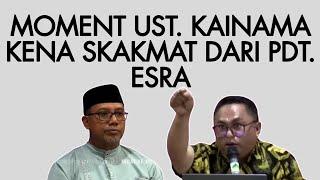 MOMENT UST. KAINAMA KENA SKAKMAT DARI PDT. ESRA