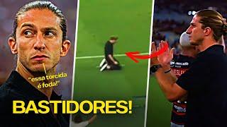 BASTIDORES DA PRIMEIRA PARTIDA DE FILIPE LUÍS: TORCIDA GRITA SEU NOME E ÍDOLO RETRIBUI!