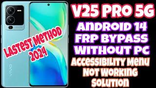 Vivo V25 Pro 5G l Android 14 l Frp Bypass Without Pc l Latest Method March 2024 l #frp #vivov25pro