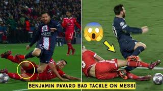  Benjamin Pavard Bad Tackle on Messi and gets Red Card