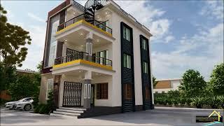 Nepali Home Design 2.5 Storey