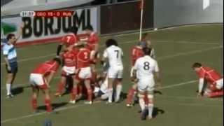 GEORGIA - RUSSIA 46:0 ,giorgi chxaidze try