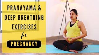 Pranayama for Pregnant Women | 20 mins Daily Deep breathing exercises for Pregnancy | All Trimesters