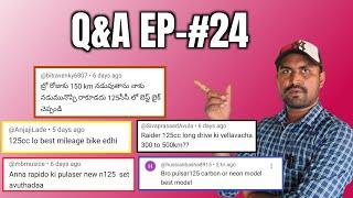 Best Mileage Bikes in 125cc? ||Pulsar N150 new 2025 Update? |Back pain Issue Bikes Q&A EP- 24