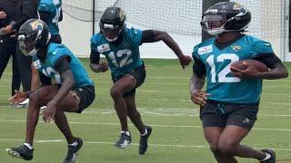 Travis Hunter SHOWS OUT at *LIVE* Jacksonville Jaguars Rookie Minicamp DAY 2 HIGHLIGHTS 