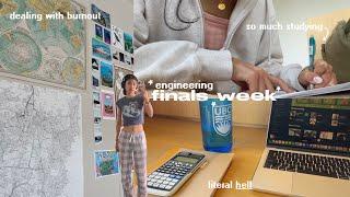 ENGINEERING FINALS WEEK  most productive weeks in my life, cramming for exams, burnout