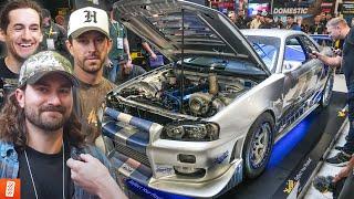 People at SEMA React to Our (Fast & Furious) R34 Skyline!