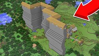 ЭТО САМЫЙ ВЫСОКИЙ КРИВОЙ ДОМ В МАЙНКРАФТ 100% Троллинг Ловушка Minecraft Странный Дом Деревня Жители