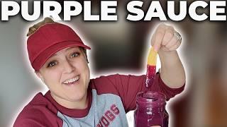 Making the PURPLE SAUCE from Eddie's Million Dollar Cookoff | Fictional Feasts