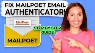 How to Fix MailPoet Email Authentication Error with Your Custom Domain | Easy WordPress Guide