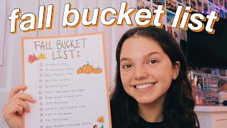 FALL BUCKET LIST 2020!! Things To Do This Fall