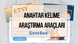 Etsy SEO Anahtar Kelime Araştırması için EverBee Nasıl Kullanılır? En İyi SEO Araçları Nelerdir?