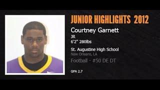 Courtney Garnett (#50 Def End / Def Tackle) :  Junior Highlights 2012