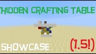 Minecraft: Hidden Crafting Table (1.5!) [Showcase]