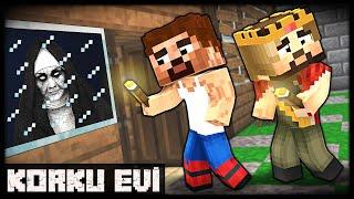 GECE 3'TE KORKU EVİNDE BİR GECE GEÇİRDİK!  - Minecraft