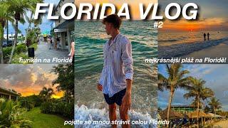 FLORIDA VLOG #2  - nejkrásnější pláž Floridy, hurikán, sám na Floridě | CAREL